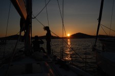 Abenstimmung in der Bucht